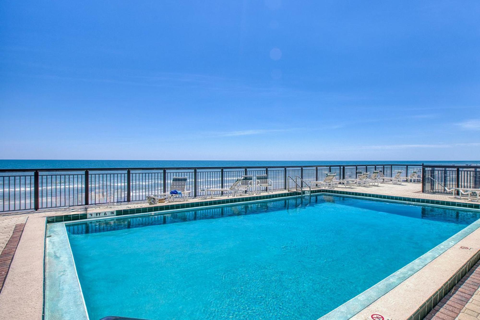 Ocean View With A Beachfront Pool At Ocean Trillium Condo ~ 403 New Smyrna Beach Luaran gambar
